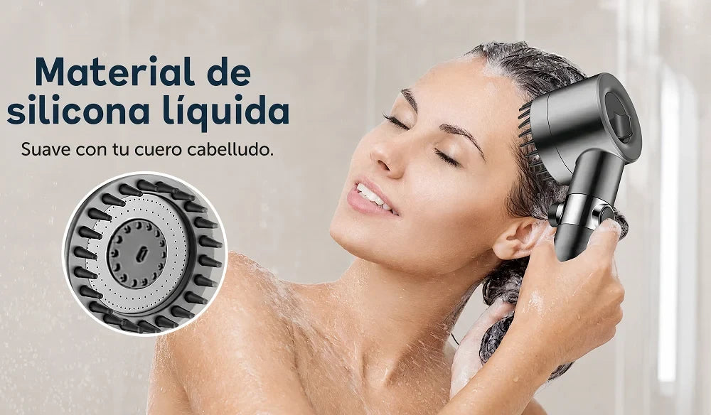Cerdas de silicona para el cuero cabelludo